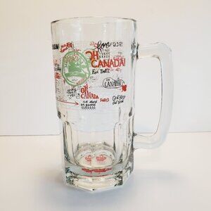 Moosehead Lager Oh Canada 1867 Themed Beer Glass